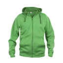 Clique Basic Hoody Full Zip  grün_web