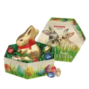 Large Easter nest with chocolate from Lindt