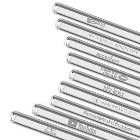 Glastrinkhalme 4er-Set