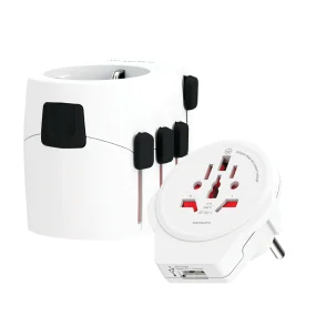 SKROSS® World Adapter PRO WORLD & USB A