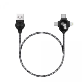 3in1 Ladekabel Nylon