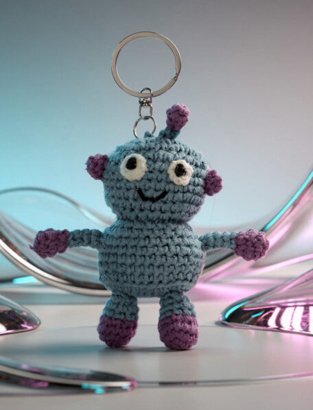 Phänomena Roboter Branded Merch Schlüsselanhänger