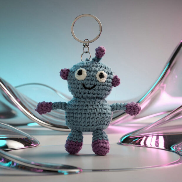 Phänomena Roboter Branded Merch Schlüsselanhänger