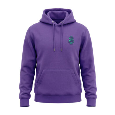 Hoodie violett Vorderseite