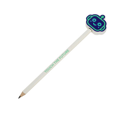 Bleistift mit Radiergummi