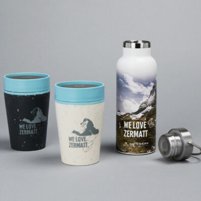 Souvenirs - Becher und Flasche